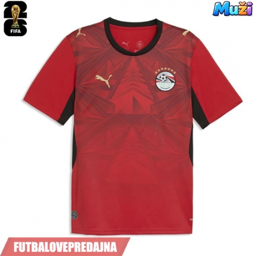 Lacne Muži Futbalové dres Egypt MS 2026 Krátky Rukáv - Domáci